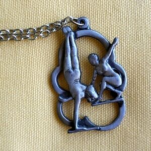 Vintage 1970's Gymnastics Necklace